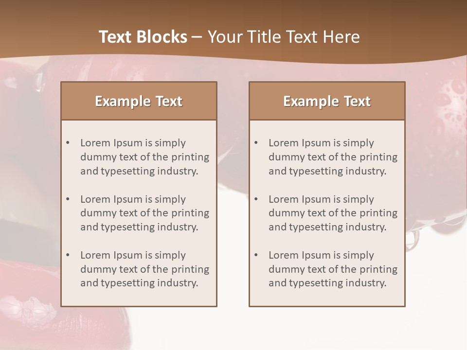 A Woman Biting Into Some Cherries With Her Mouth Open PowerPoint Template