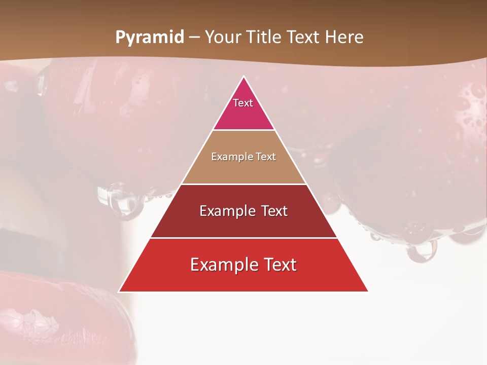 A Woman Biting Into Some Cherries With Her Mouth Open PowerPoint Template