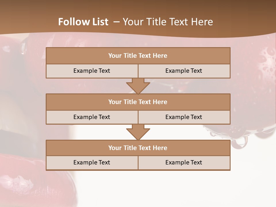 A Woman Biting Into Some Cherries With Her Mouth Open PowerPoint Template