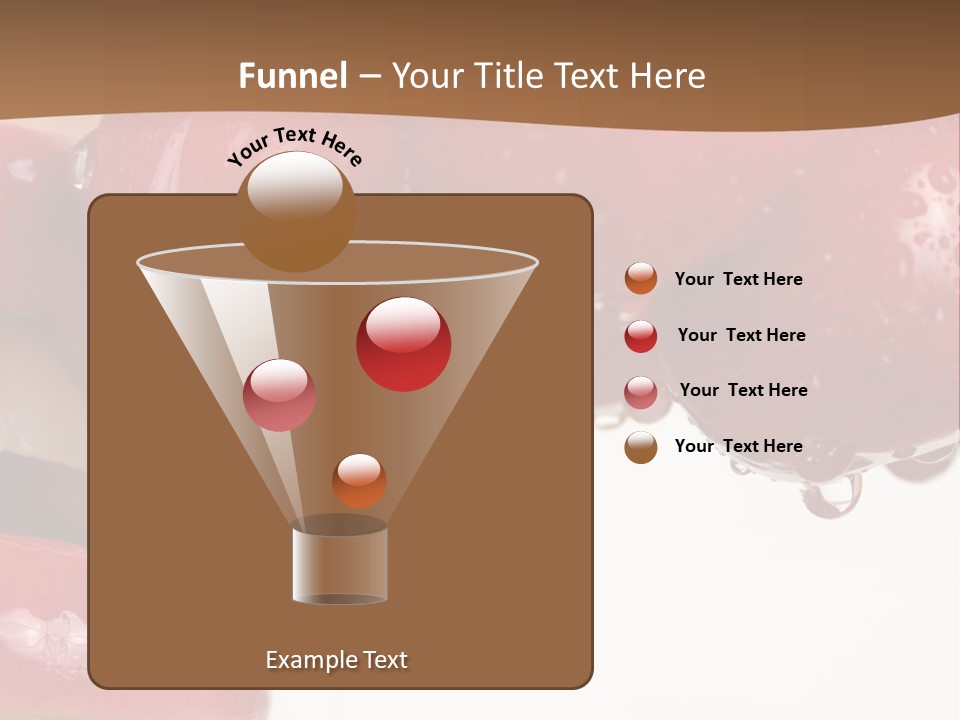 A Woman Biting Into Some Cherries With Her Mouth Open PowerPoint Template