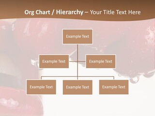 A Woman Biting Into Some Cherries With Her Mouth Open PowerPoint Template
