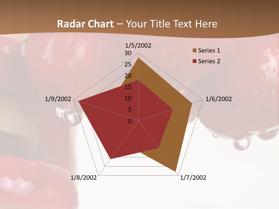 A Woman Biting Into Some Cherries With Her Mouth Open PowerPoint Template
