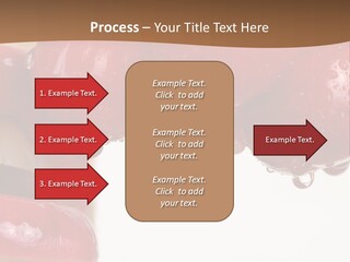 A Woman Biting Into Some Cherries With Her Mouth Open PowerPoint Template