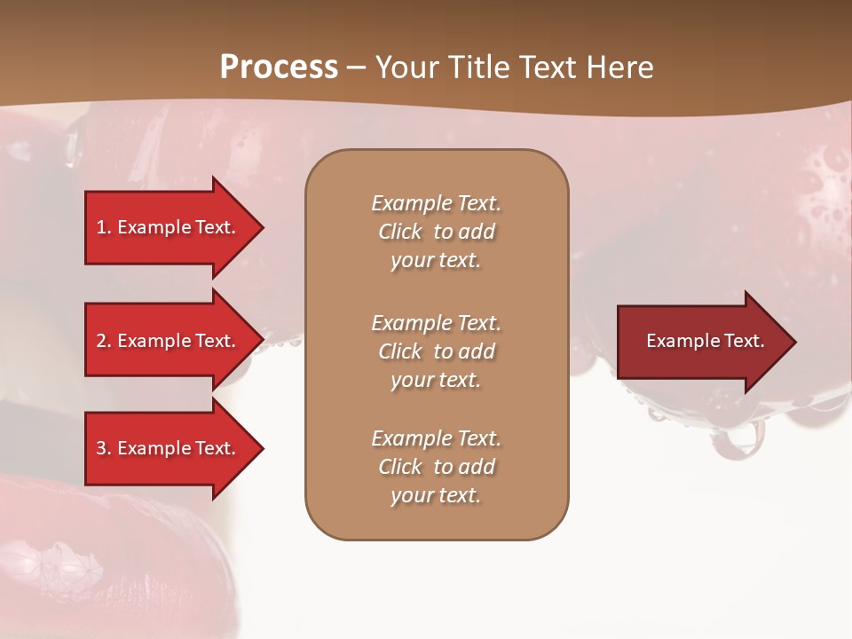 A Woman Biting Into Some Cherries With Her Mouth Open PowerPoint Template