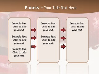A Woman Biting Into Some Cherries With Her Mouth Open PowerPoint Template
