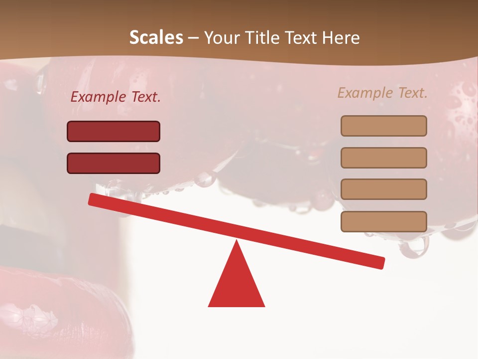 A Woman Biting Into Some Cherries With Her Mouth Open PowerPoint Template