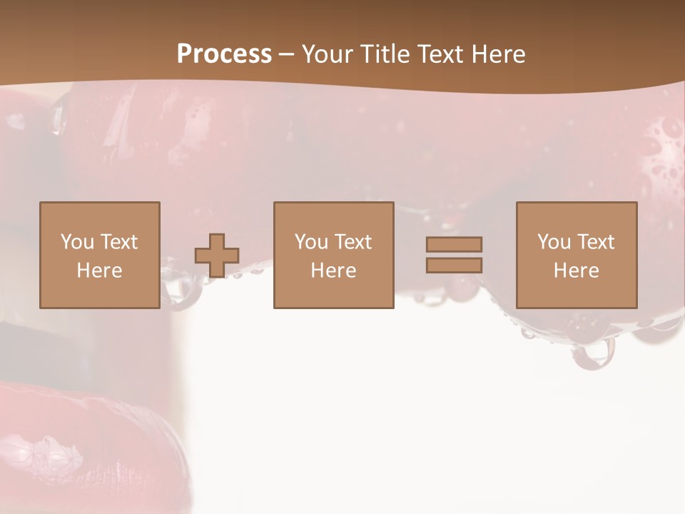 A Woman Biting Into Some Cherries With Her Mouth Open PowerPoint Template