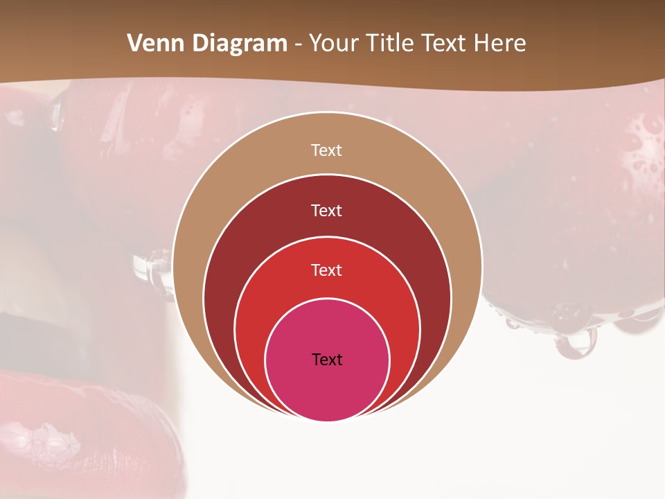 A Woman Biting Into Some Cherries With Her Mouth Open PowerPoint Template