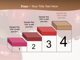 A Woman Biting Into Some Cherries With Her Mouth Open PowerPoint Template