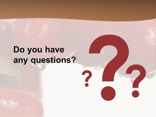 A Woman Biting Into Some Cherries With Her Mouth Open PowerPoint Template