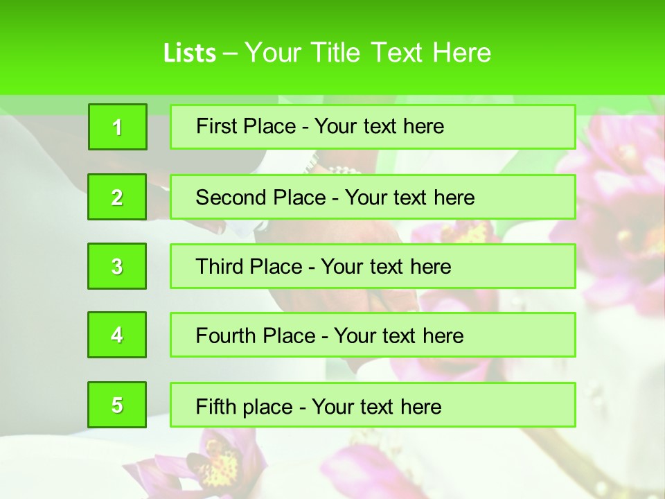 A Bride And Groom Cutting Their Wedding Cake PowerPoint Template
