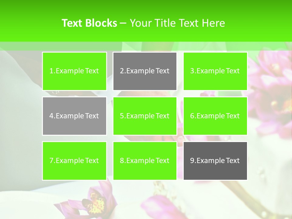 A Bride And Groom Cutting Their Wedding Cake PowerPoint Template