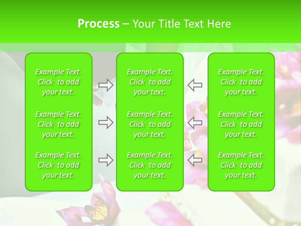 A Bride And Groom Cutting Their Wedding Cake PowerPoint Template