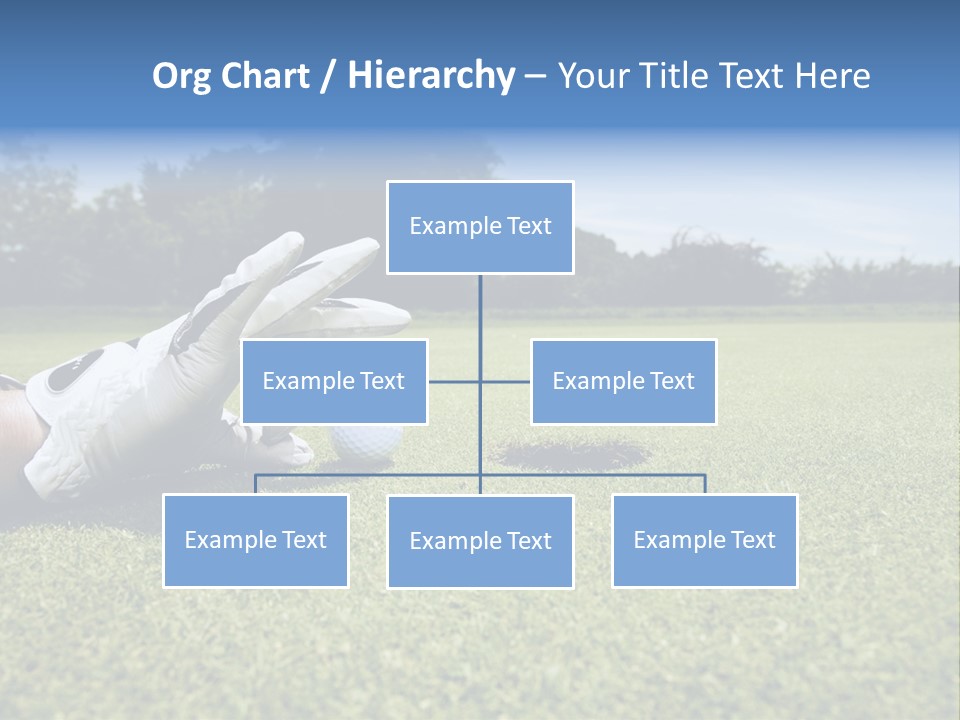 A Person Laying On The Ground With A Golf Ball PowerPoint Template