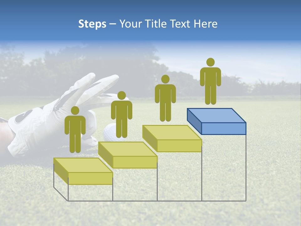 A Person Laying On The Ground With A Golf Ball PowerPoint Template