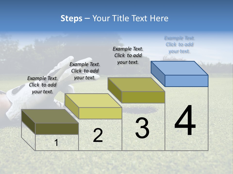 A Person Laying On The Ground With A Golf Ball PowerPoint Template