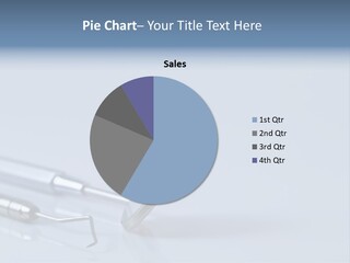 A Magnifying Glass On Top Of A White Table PowerPoint Template