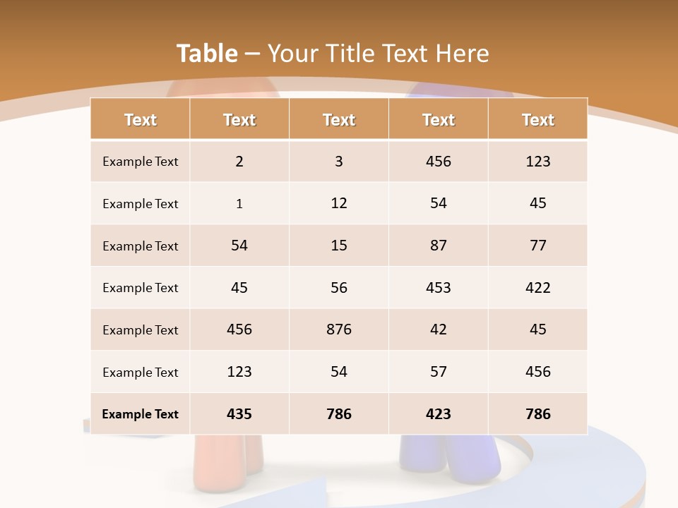 Two Orange And Blue People Shaking Hands Powerpoint Template PowerPoint Template