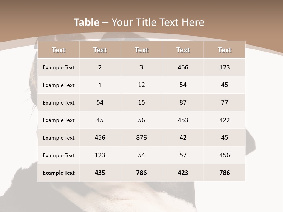 A Black And White Dog With His Mouth Open PowerPoint Template