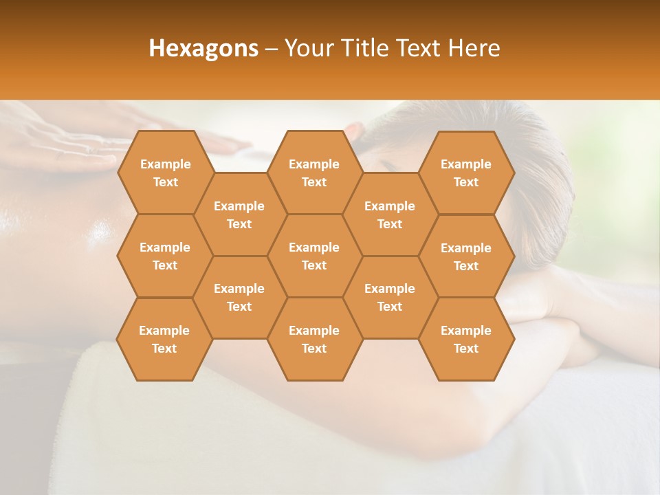 A Woman Getting A Back Massage At A Spa PowerPoint Template