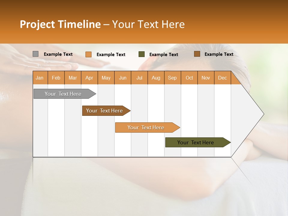 A Woman Getting A Back Massage At A Spa PowerPoint Template