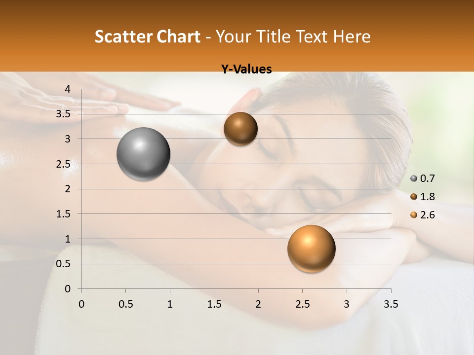 A Woman Getting A Back Massage At A Spa PowerPoint Template