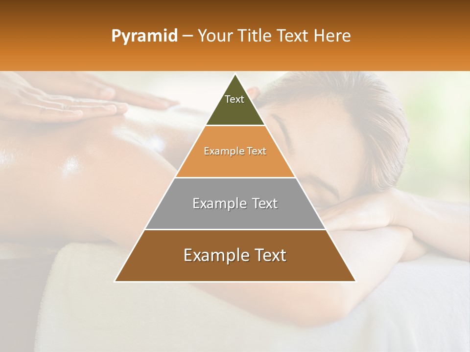 A Woman Getting A Back Massage At A Spa PowerPoint Template