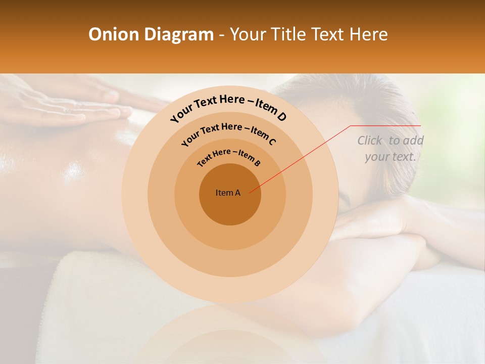 A Woman Getting A Back Massage At A Spa PowerPoint Template