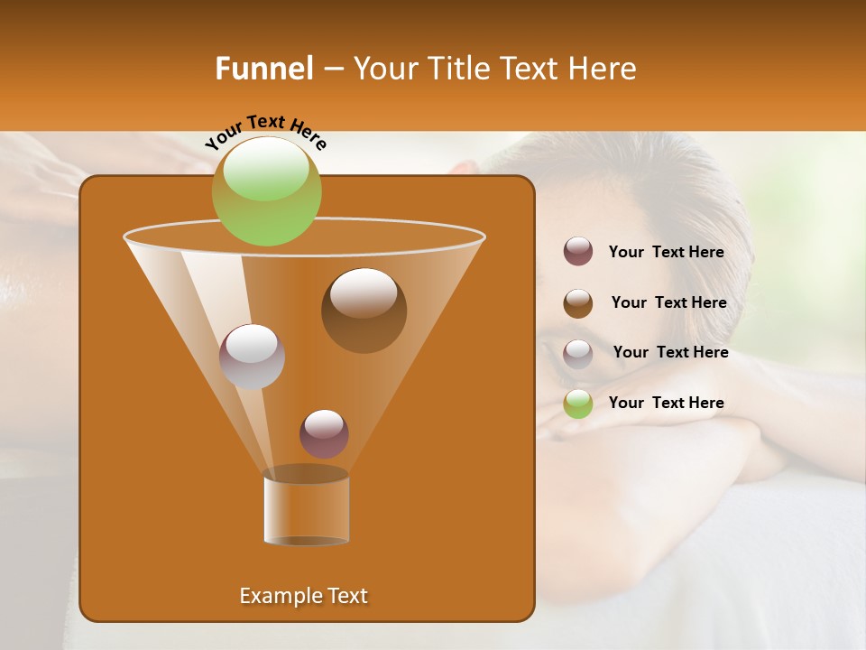 A Woman Getting A Back Massage At A Spa PowerPoint Template