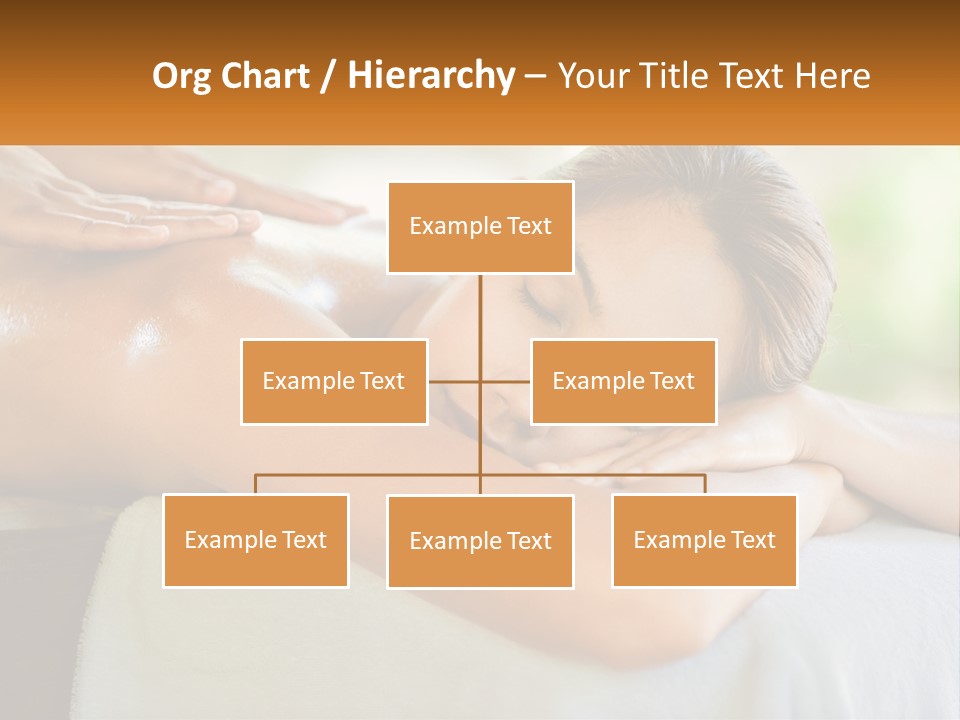 A Woman Getting A Back Massage At A Spa PowerPoint Template