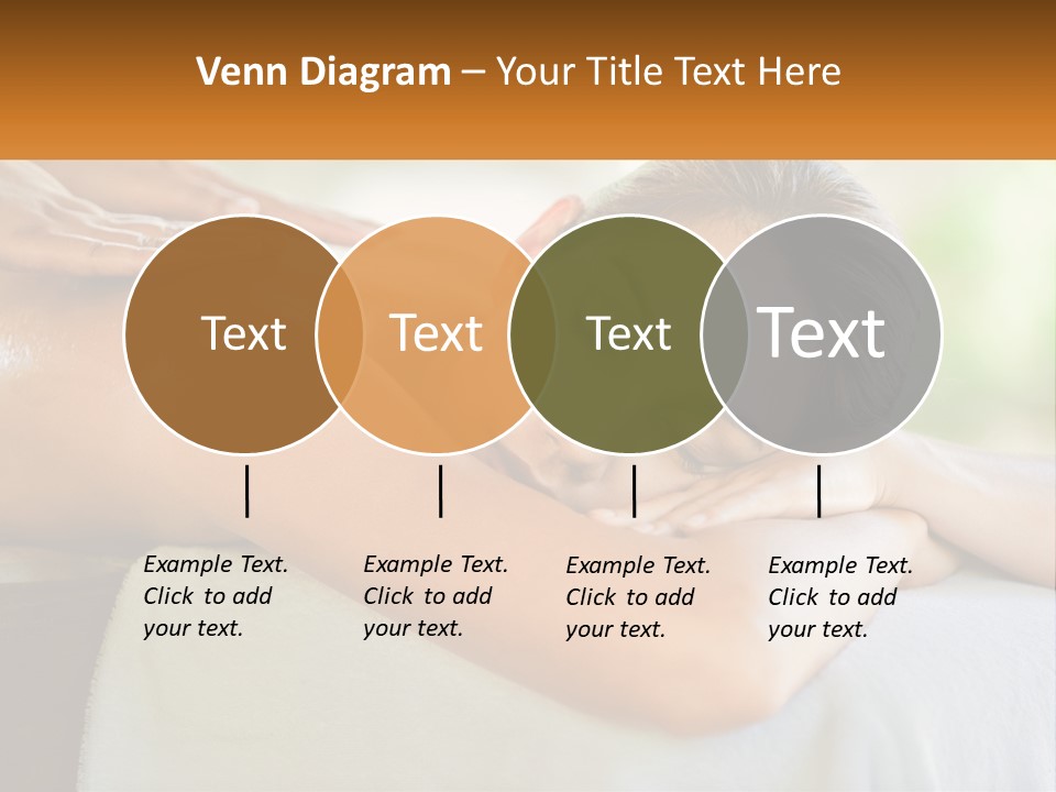 A Woman Getting A Back Massage At A Spa PowerPoint Template