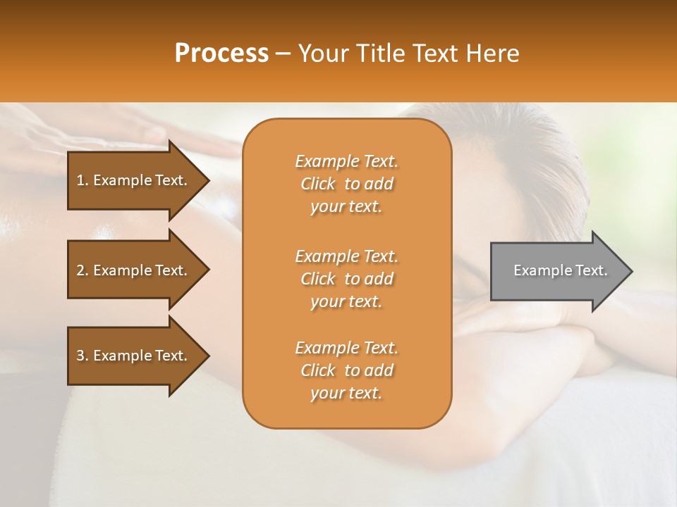 A Woman Getting A Back Massage At A Spa PowerPoint Template