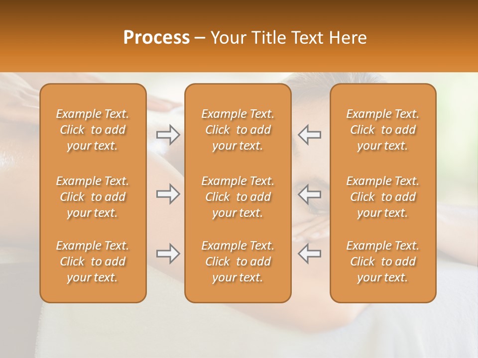 A Woman Getting A Back Massage At A Spa PowerPoint Template