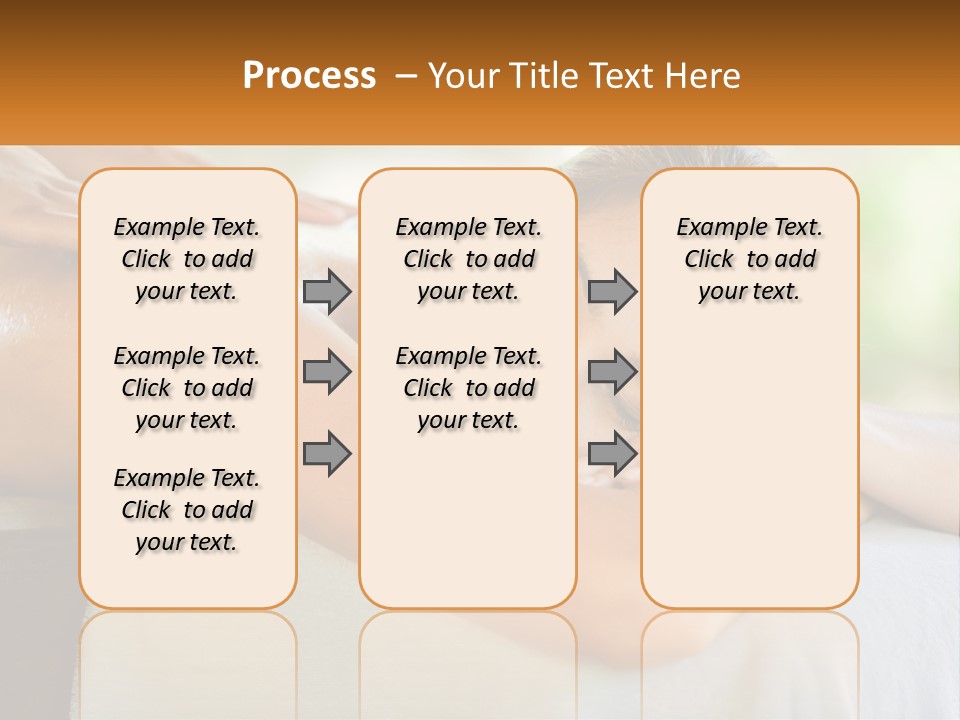 A Woman Getting A Back Massage At A Spa PowerPoint Template