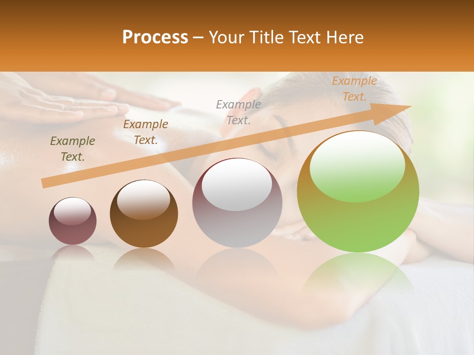 A Woman Getting A Back Massage At A Spa PowerPoint Template