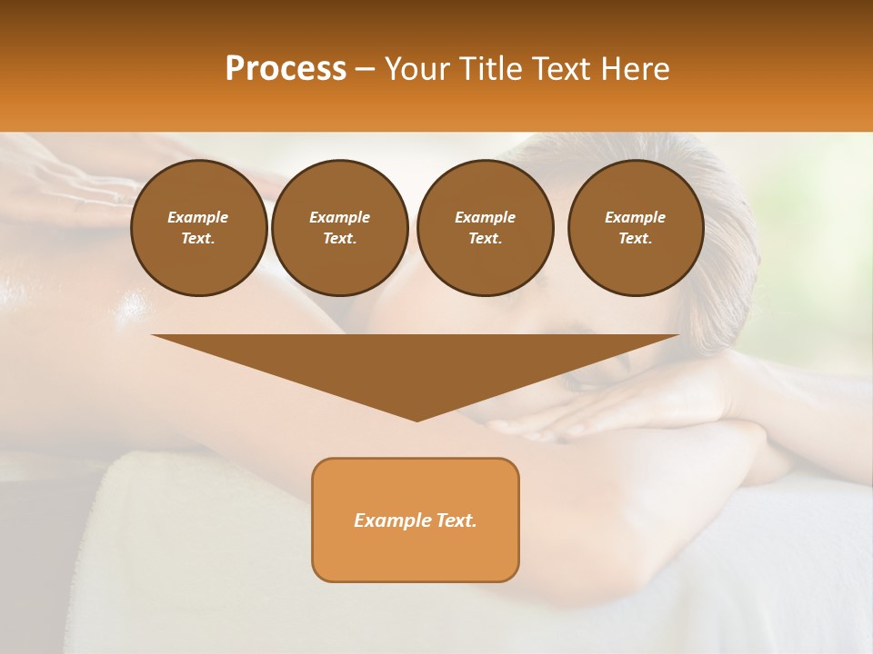 A Woman Getting A Back Massage At A Spa PowerPoint Template