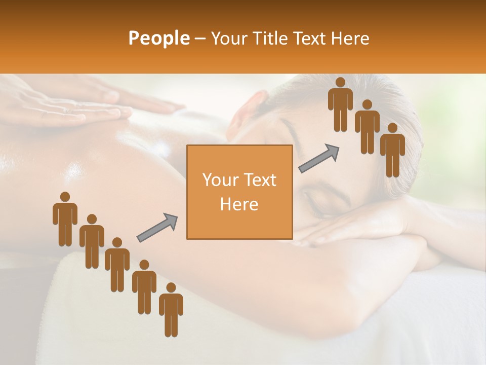 A Woman Getting A Back Massage At A Spa PowerPoint Template