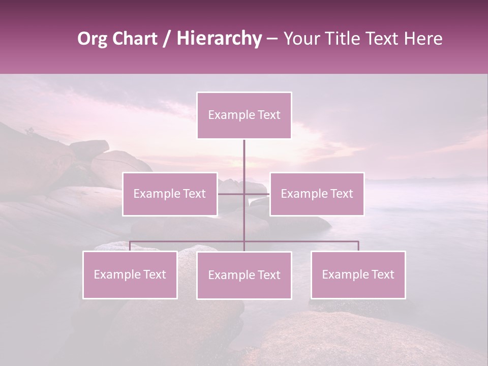 A Rocky Beach With Rocks In The Water PowerPoint Template