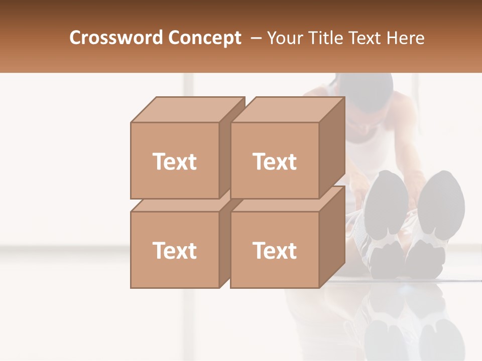 A Woman Sitting On The Floor With Her Feet Up PowerPoint Template