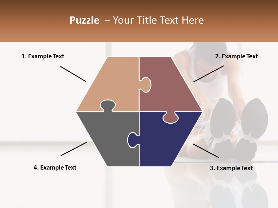 A Woman Sitting On The Floor With Her Feet Up PowerPoint Template