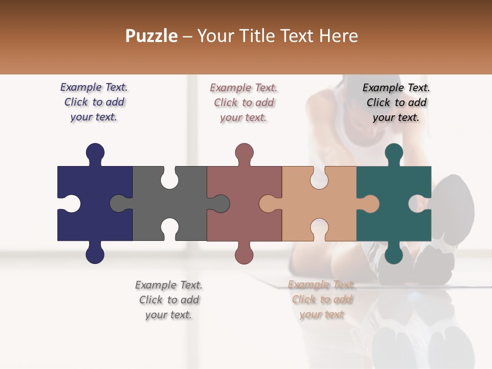 A Woman Sitting On The Floor With Her Feet Up PowerPoint Template