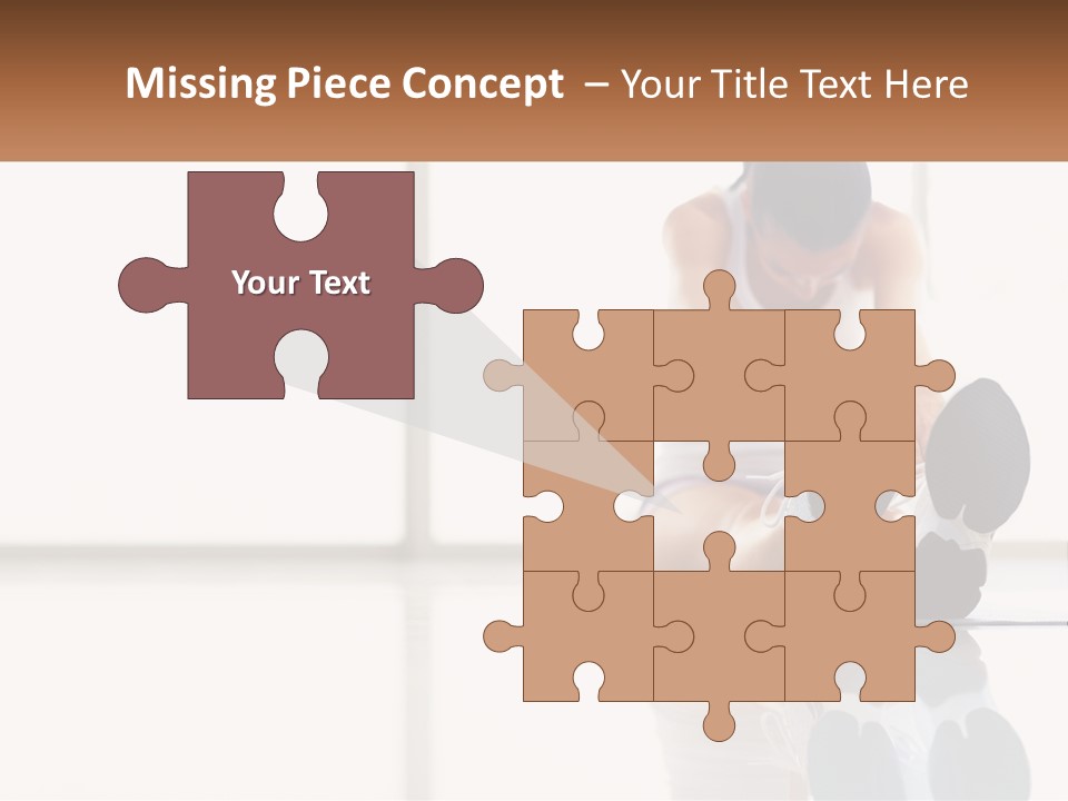 A Woman Sitting On The Floor With Her Feet Up PowerPoint Template