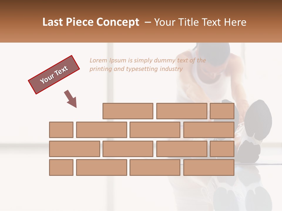 A Woman Sitting On The Floor With Her Feet Up PowerPoint Template