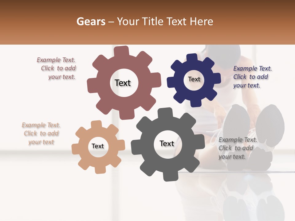 A Woman Sitting On The Floor With Her Feet Up PowerPoint Template