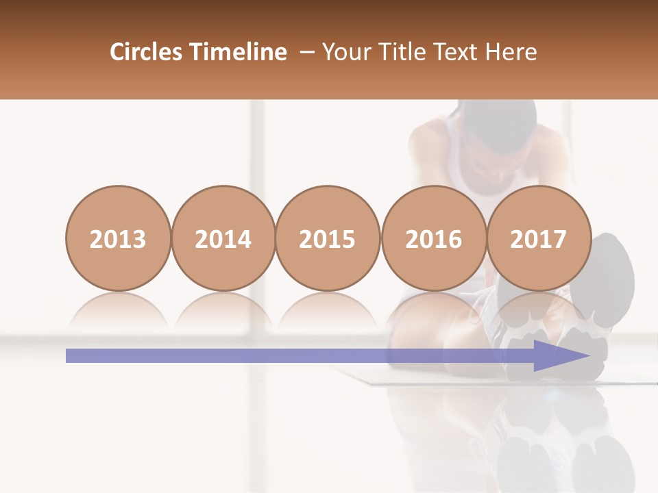 A Woman Sitting On The Floor With Her Feet Up PowerPoint Template