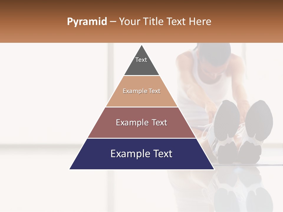 A Woman Sitting On The Floor With Her Feet Up PowerPoint Template