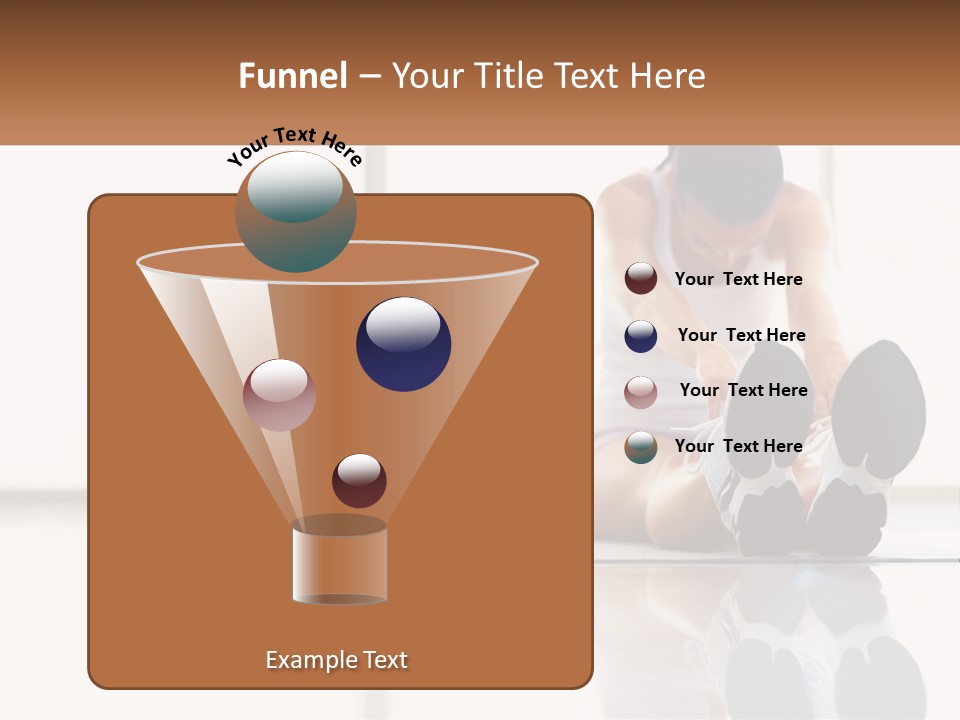 A Woman Sitting On The Floor With Her Feet Up PowerPoint Template