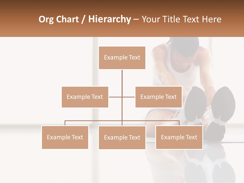A Woman Sitting On The Floor With Her Feet Up PowerPoint Template