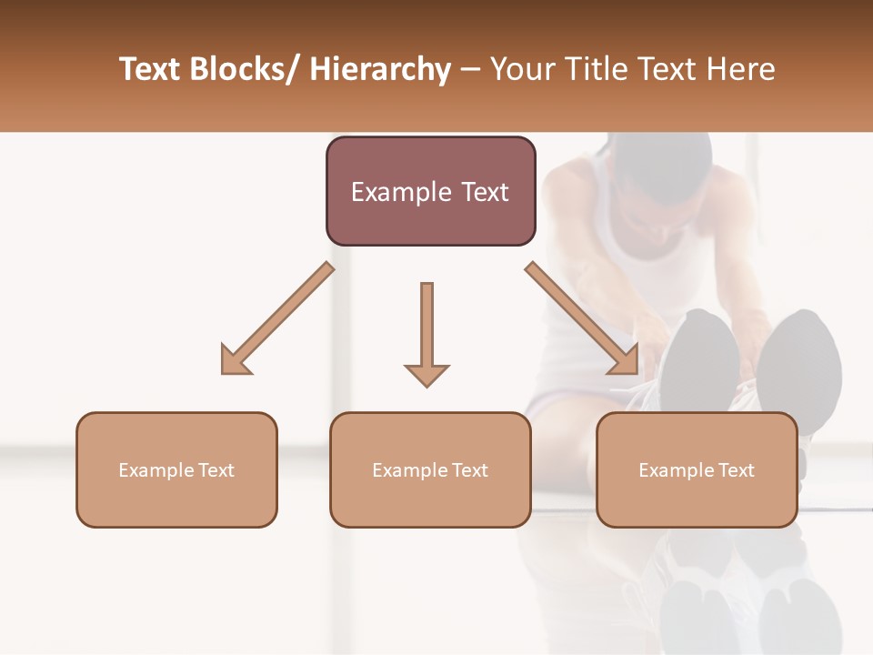 A Woman Sitting On The Floor With Her Feet Up PowerPoint Template