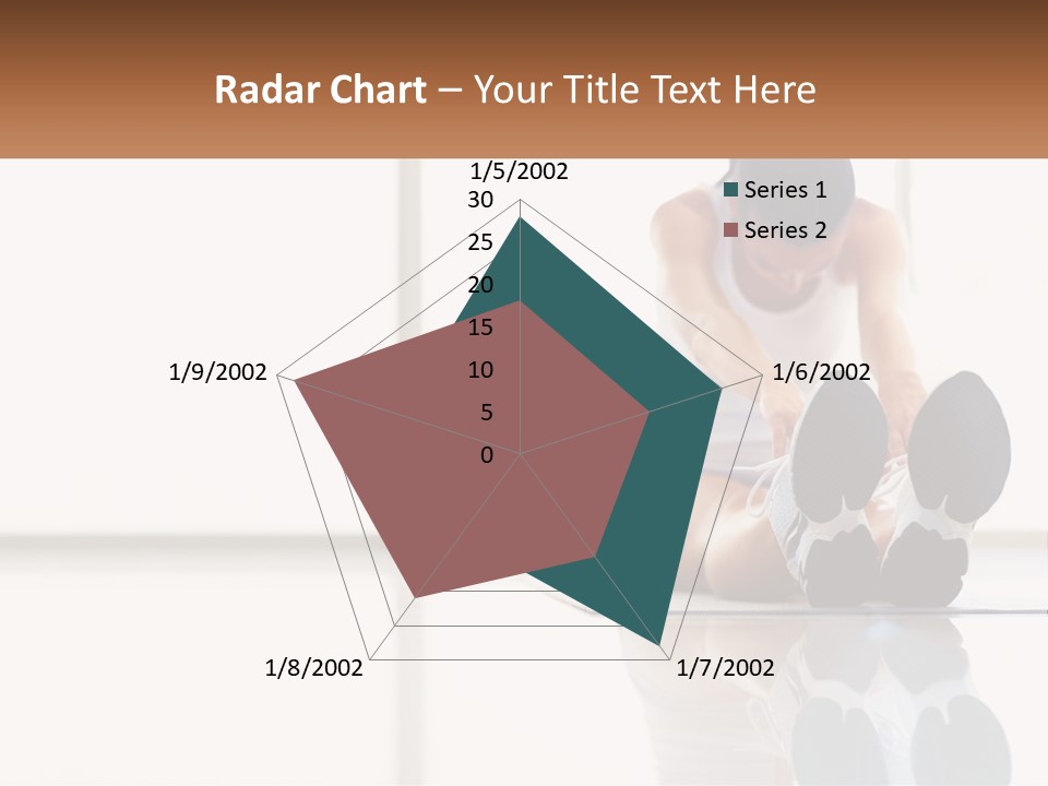 A Woman Sitting On The Floor With Her Feet Up PowerPoint Template